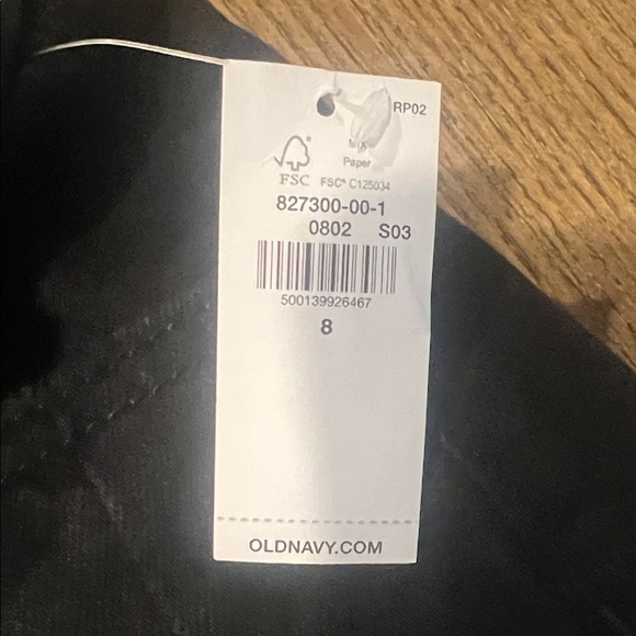 Old Navy Black Barrel Leg Pants - Picture 3 of 5